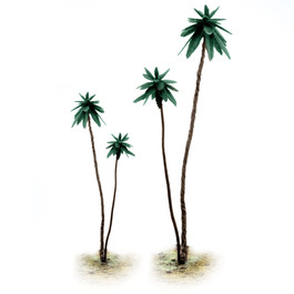 7 1/4 Inch Paintable Metal Palm